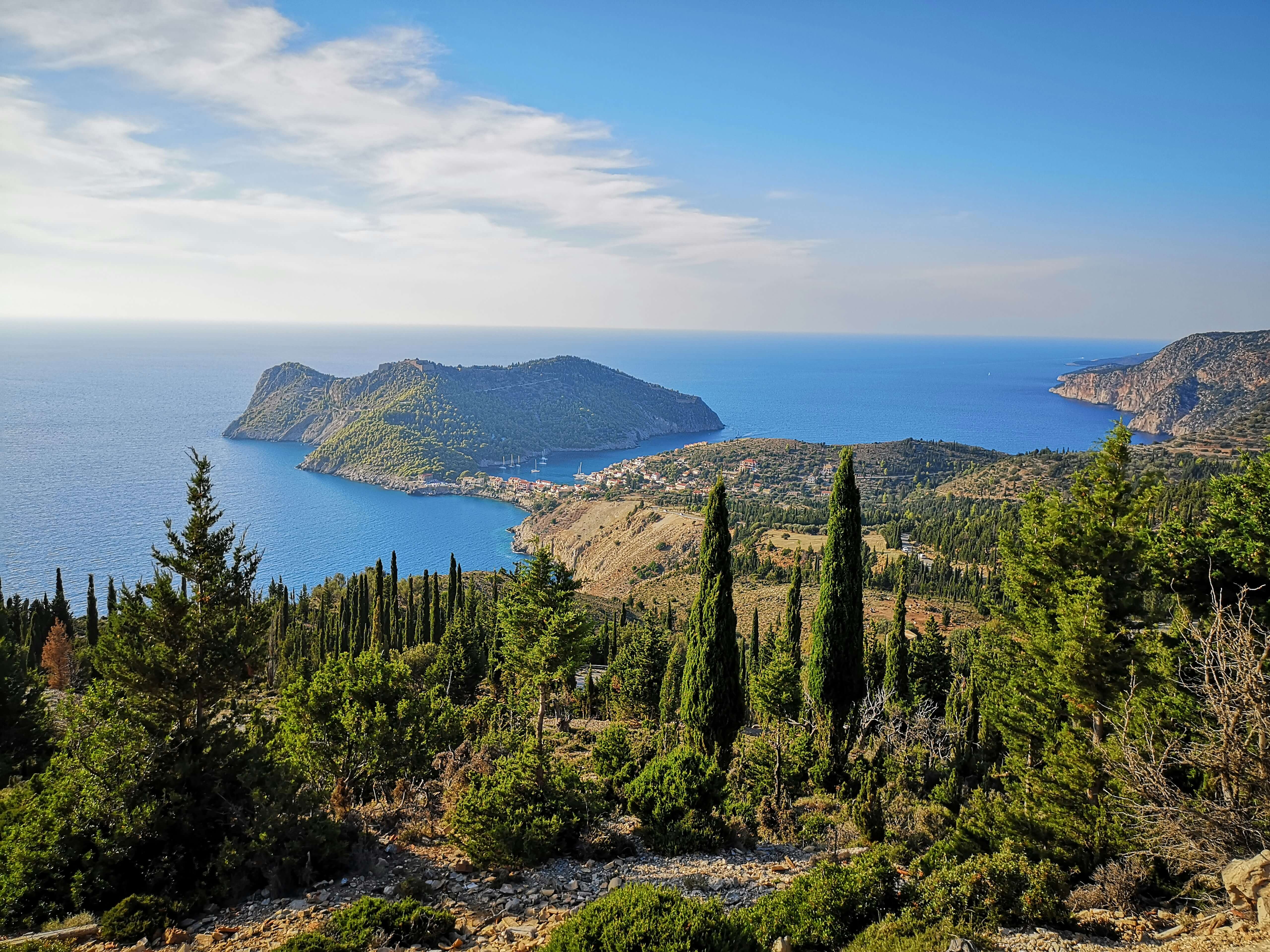 Landscape of Kefalonia Greece