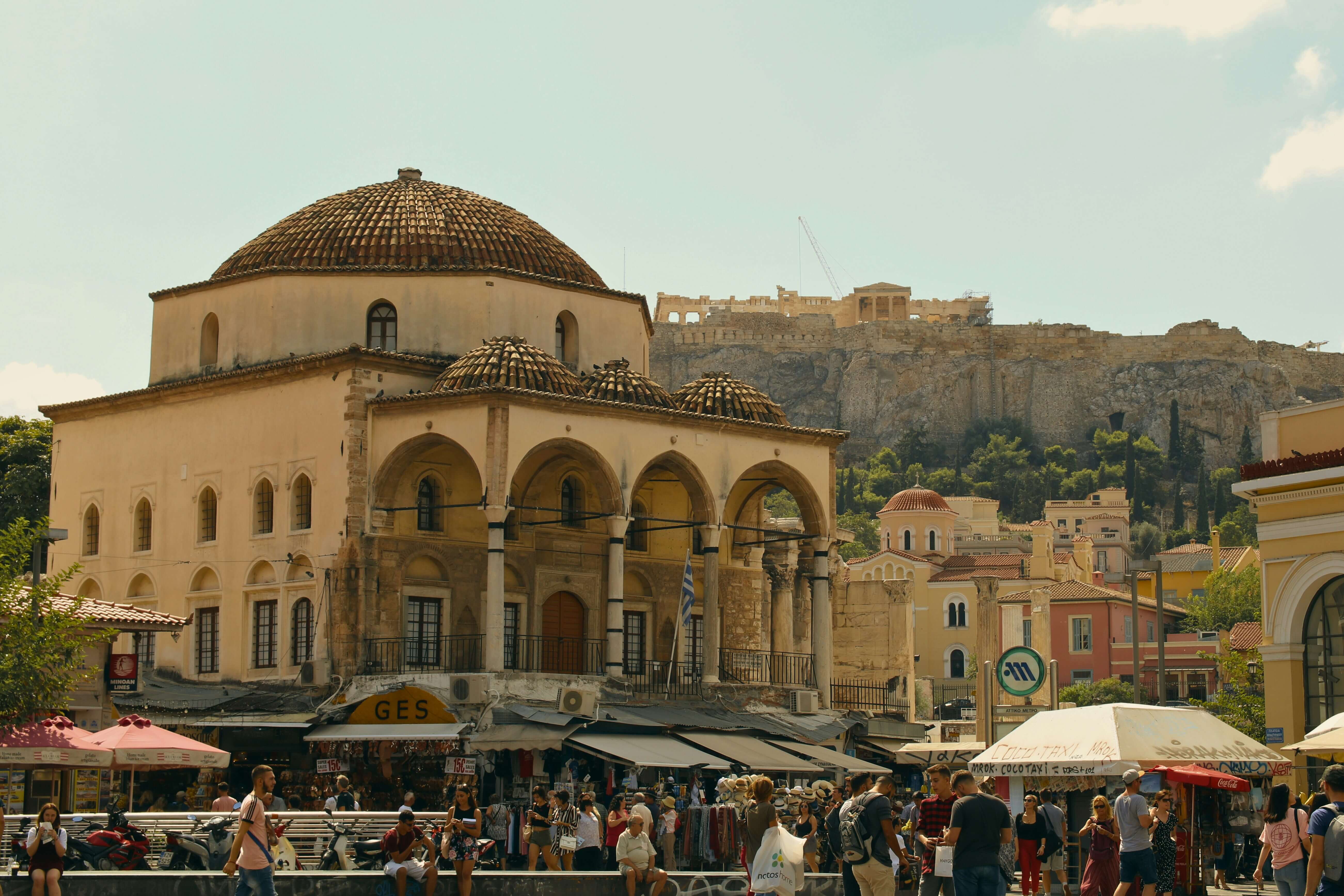 monastiraki market in athens
