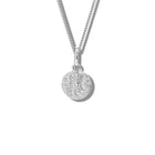 St Christopher Medium Necklace Pendant Silver