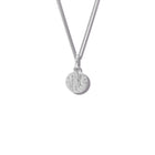 St Christopher Small Necklace Pendant Silver